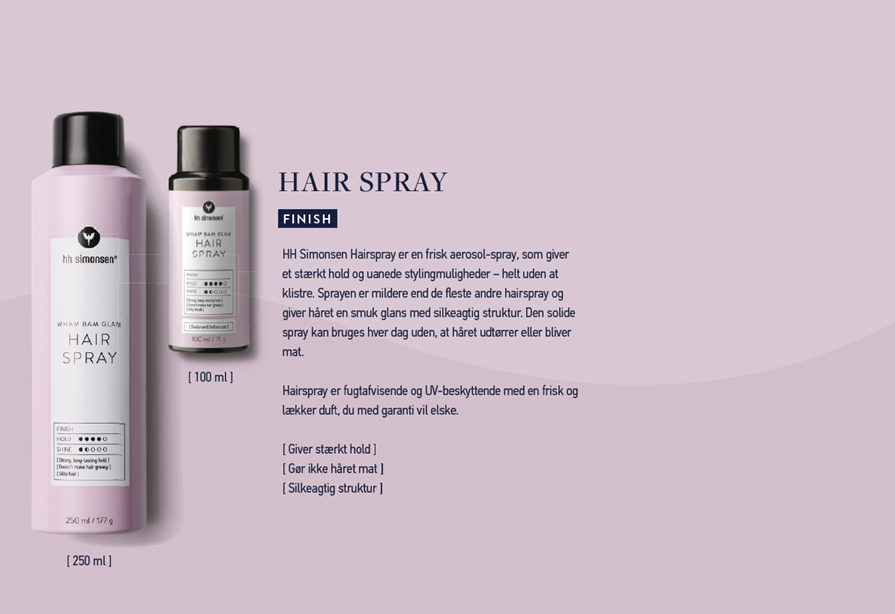 Hairspray 250 ml.